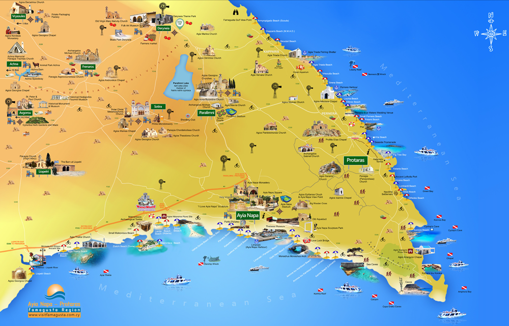 Map Famagusta